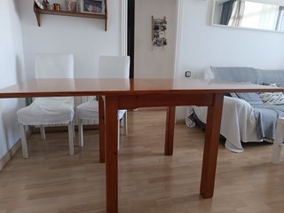 Mesa comedor madera extensible