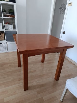 Mesa comedor madera extensible