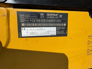 Excavadora Caterpillar 308CR 2019