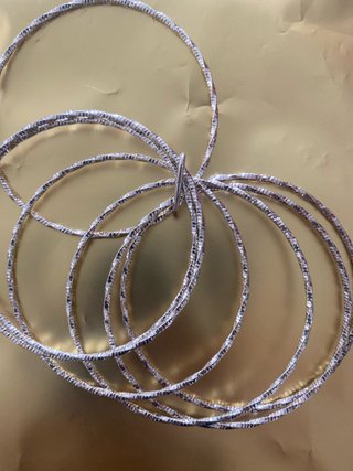 Semanario de plata con diseño  no envio