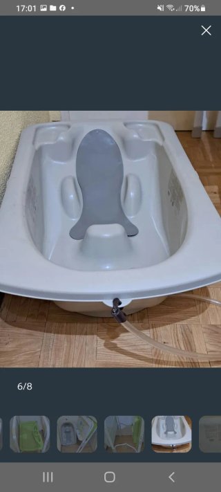 Bañera cambiador bebé