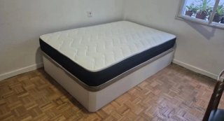 Canapé cama individual blanco