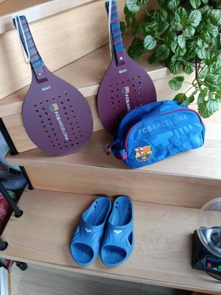 Raquetas  Neceser y chanclas n- 37