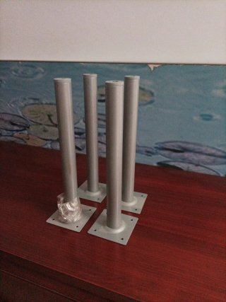 Juego de 4 patas metálicas