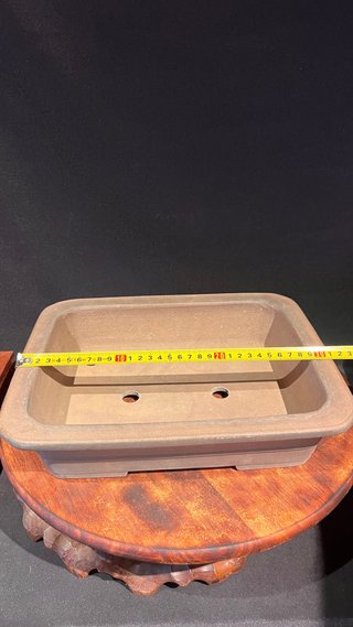 MACETA BONSAI KEIZAN RECTANGULAR TOKONAME JAPONESA