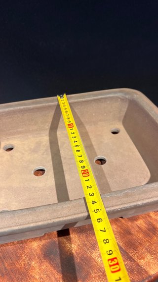 MACETA BONSAI KEIZAN RECTANGULAR TOKONAME JAPONESA