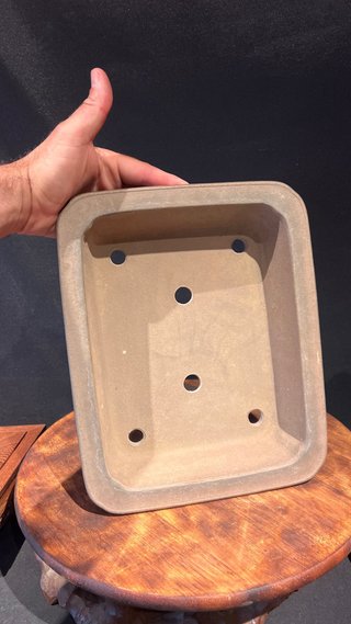MACETA BONSAI KEIZAN RECTANGULAR TOKONAME JAPONESA