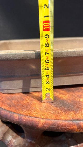 MACETA BONSAI KEIZAN RECTANGULAR TOKONAME JAPONESA