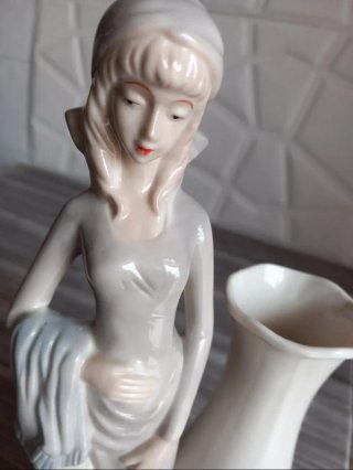 Vaso ceramica vintage damina attesa