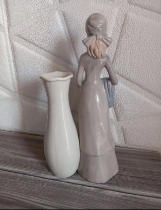 Vaso ceramica vintage damina attesa