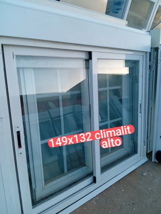 Ventana aluminio 127x145 Climalit