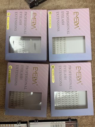 Lote Extensiones Pestañas lash extend
