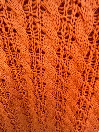 Jersey canalé naranja Easy Wear T.42