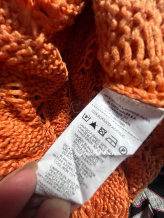 Jersey canalé naranja Easy Wear T.42