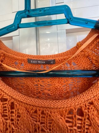 Jersey canalé naranja Easy Wear T.42