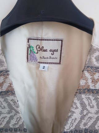 Gilet Atelier Blu eyes vintage beige size L
