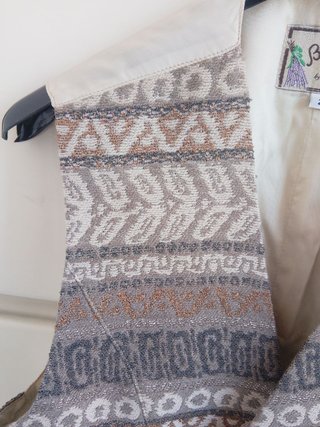 Gilet Atelier Blu eyes vintage beige size L