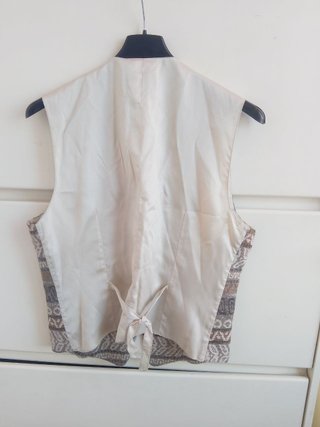 Gilet Atelier Blu eyes vintage beige size L