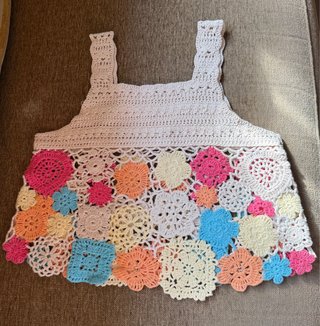 Top crochet niña Zara Talla 13-14
