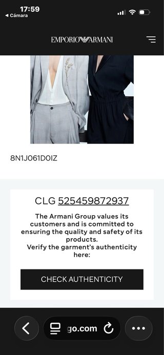 Emporio Armani Jeans Slim Fit Negro W36 L32