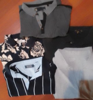 Lote 5 polos Talla XL