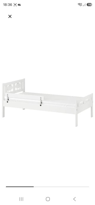 Cama infantil IKEA blanca