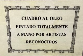 Cuadro al óleo Paisaje Rural Montañoso