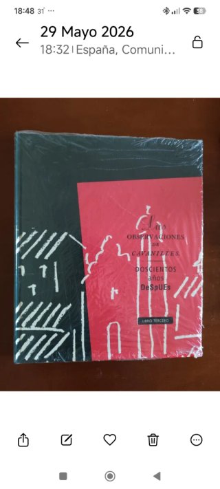 Tres libros de "OBSERVACIONES DE CAVANILLES"