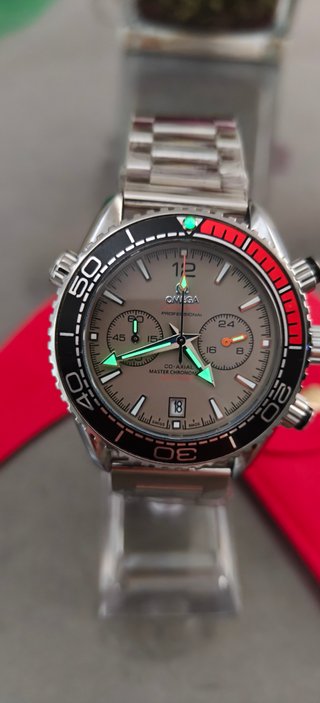 Seamaster Cronografo Planet Ocean Acciaio