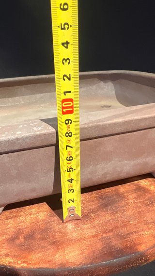 MACETA BONSAI KEIZAN RECTANGULAR TOKONAME JAPONESA