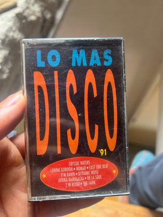Casete Lo Mas Disco '91