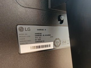 Monitor LG Curvo LG 34'' Negro