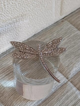 Spilla libellula zirconi