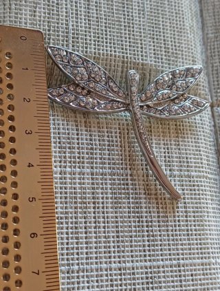 Spilla libellula zirconi