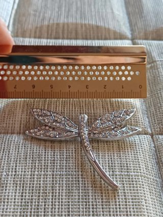 Spilla libellula zirconi