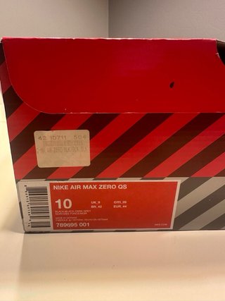 Nike Air Max Zero Negro/Gris