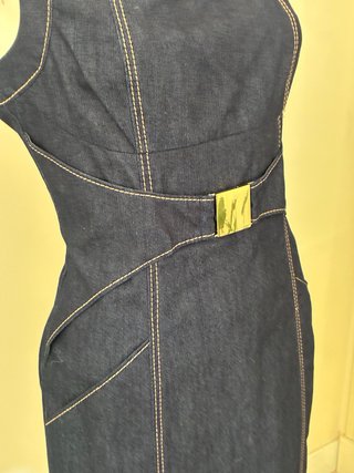 Vestido Adolfo Dominguez vaquero entallado