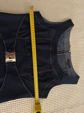 Vestido Adolfo Dominguez vaquero entallado