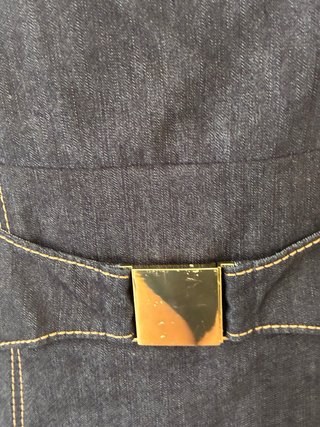 Vestido Adolfo Dominguez vaquero entallado