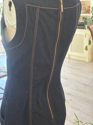 Vestido Adolfo Dominguez vaquero entallado