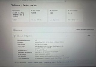 MSI Gaming Laptop Intel Core i7 10th Gen