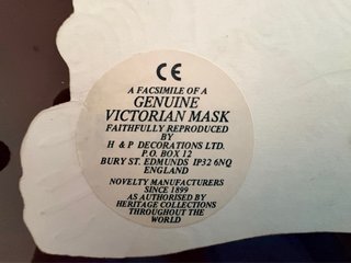 Lote 8 Máscaras Cartulina Vintage 1984