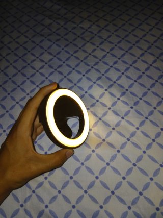 Aro de luz LED para móvil