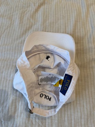 Gorra Ralph Lauren Blanca Algodón Unisex