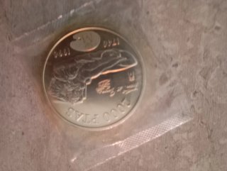Moneda de Plata de 12€ y 2000 pesetas