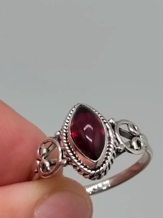 Anillo Plata 925 con Granate