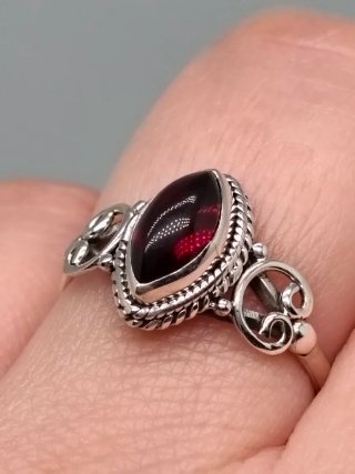 Anillo Plata 925 con Granate