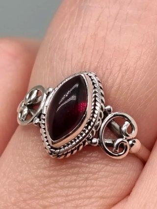 Anillo Plata 925 con Granate