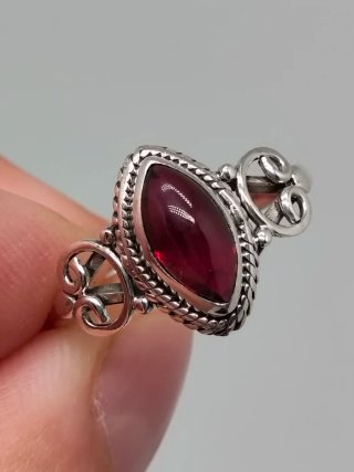 Anillo Plata 925 con Granate