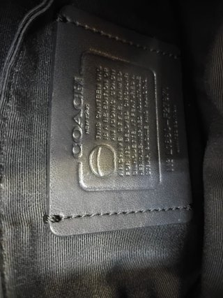 Bolso Coach Negro Redondo Original